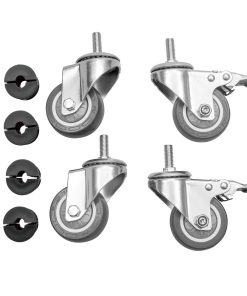 Vogue Castors for Vogue Stainless Steel Tables (Pack of 4) (HC847)