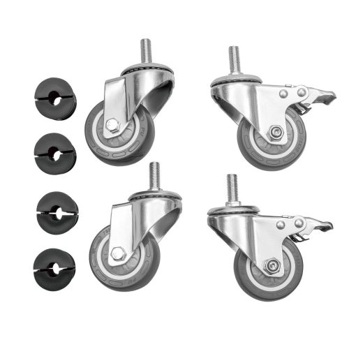 Vogue Castors for Vogue Stainless Steel Tables (Pack of 4) (HC847)