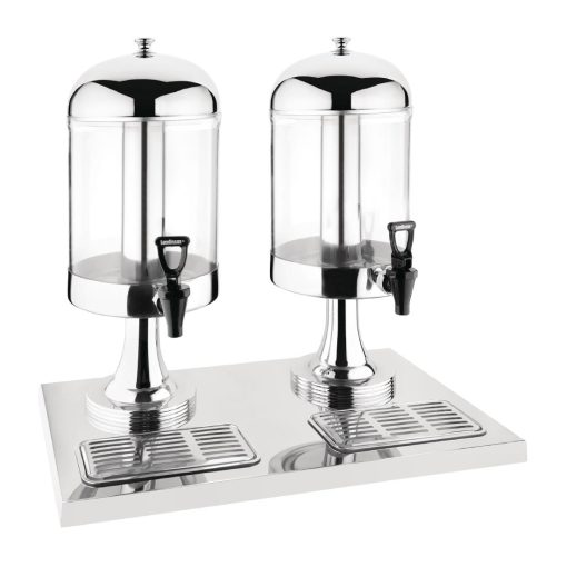 Olympia Double Juice Dispenser with Drip Tray (J184)
