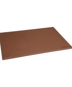 Hygiplas Low Density Brown Chopping Board Standard (J256)
