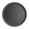 Kristallon Fibreglass Round Non-Slip Tray Black 406mm (J847)