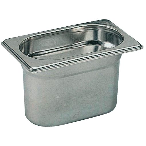 Bourgeat Stainless Steel 1/9 Gastronorm Pan 100mm (K077)