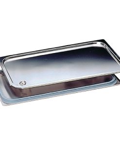 Matfer Bourgeat Stainless Steel Spill Proof 1/1 Gastronorm Lid (K098)