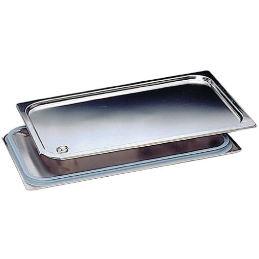 Matfer Bourgeat Stainless Steel Spill Proof 1/2 Gastronorm Lid (K099)
