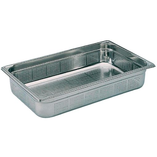 Bourgeat Stainless Steel Perforated 1/1 Gastronorm Pan 55mm (K140)