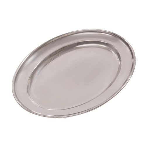 Olympia Stainless Steel Oval Service Tray 220mm (K361)