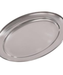 Olympia Stainless Steel Oval Service Tray 250mm (K362)