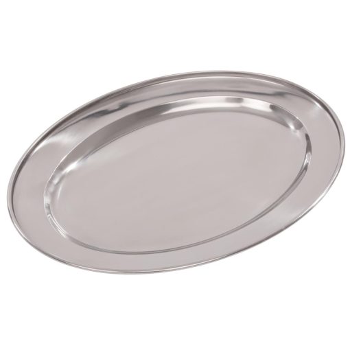 Olympia Stainless Steel Oval Service Tray 300mm (K363)