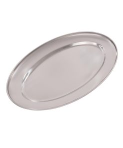 Olympia Stainless Steel Oval Service Tray 350mm (K364)