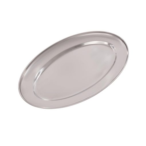 Olympia Stainless Steel Oval Service Tray 350mm (K364)