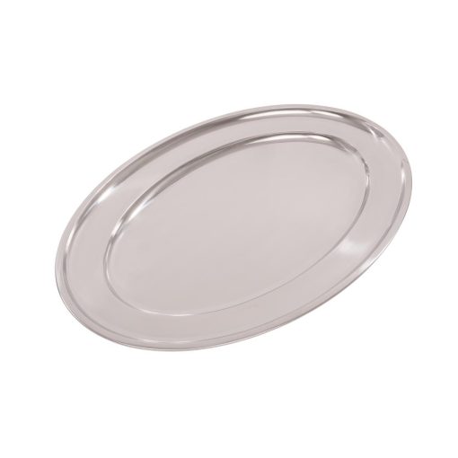 Olympia Stainless Steel Oval Service Tray 605mm (K369)