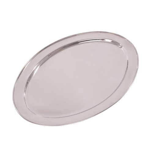 Olympia Stainless Steel Oval Service Tray 660mm (K370)