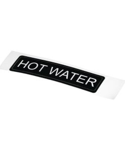 Adhesive Airpot Label - Hot Water (K705)