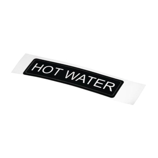 Adhesive Airpot Label - Hot Water (K705)