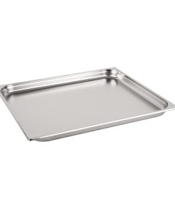 Vogue Stainless Steel 2/1 Gastronorm Pan 40mm (K801)
