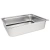 Vogue Stainless Steel 2/1 Gastronorm Pan 150mm (K807)