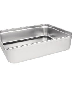 Vogue Stainless Steel 2/1 Gastronorm Pan 150mm (K807)