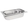 Vogue Stainless Steel 1/4 Gastronorm Pan 65mm (K818)