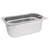 Vogue Stainless Steel 1/4 Gastronorm Pan 100mm (K819)