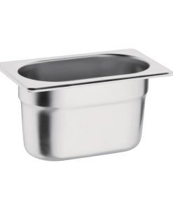 Vogue Stainless Steel 1/9 Gastronorm Pan 100mm (K825)
