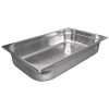 Vogue Stainless Steel Perforated 1/1 Gastronorm Pan 100mm (K841)