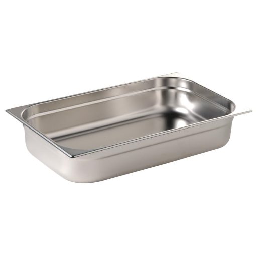 Vogue Stainless Steel 1/1 Gastronorm Pan 65mm (K903)