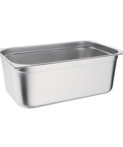 Vogue Stainless Steel 1/1 Gastronorm Pan 200mm (K918)