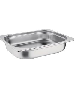 Vogue Stainless Steel 1/2 Gastronorm Pan 65mm (K927)