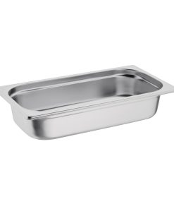 Vogue Stainless Steel 1/3 Gastronorm Pan 65mm (K929)