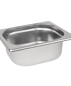 Vogue Stainless Steel 1/6 Gastronorm Pan 65mm (K985)