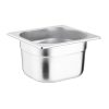 Vogue Stainless Steel 1/6 Gastronorm Pan 100mm (K991)