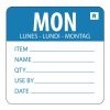 Vogue Removable Day of the Week Label Monday (Pack of 500) (L066)