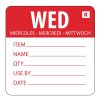 Vogue Removable Day of the Week Label Wednesday (Pack of 500) (L068)
