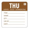 Vogue Removable Day of the Week Label Thursday (Pack of 500) (L069)