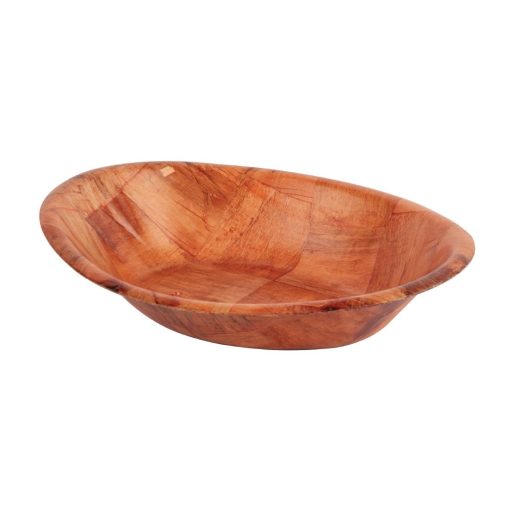 Oval Wooden Bowl Large (L093)