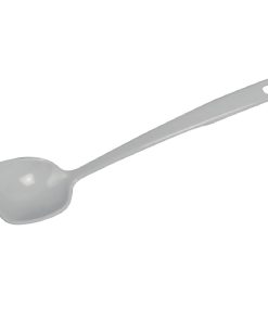 Long White Serving Spoon (L294)