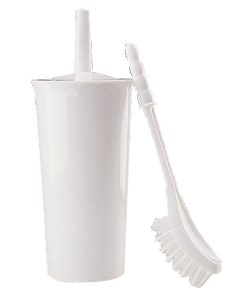 Jantex Toilet Brush and Holder White (L569)
