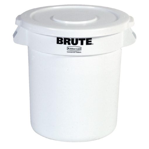 Rubbermaid Round Brute Container 121Ltr Container White (L653)