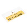 Vogue Caution Hot Surface Sign (L848)