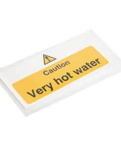 Vogue Caution Very Hot Water Sign (L849)