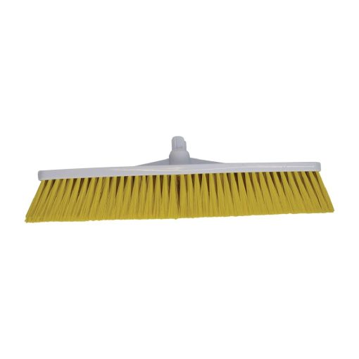 SYR Hygiene Broom Head Soft Bristle Yellow (L871)