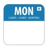 Vogue Removable Colour Coded Food Labels Monday (Pack of 1000) (L931)
