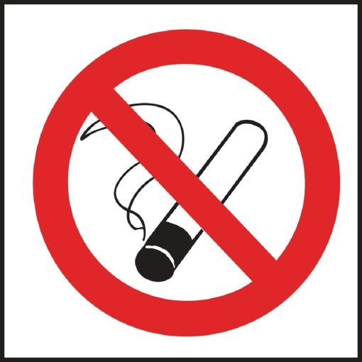 Square No Smoking Symbol Sign (L964)