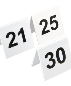 Plastic Table Numbers 21-30 (L983)