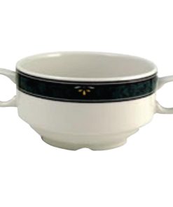 Churchill Venice Handled Soup Bowls 398ml (Pack of 24) (M394)