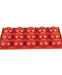 Pavoni Formaflex Silicone Half Sphere Mould 15 Cup (N936)