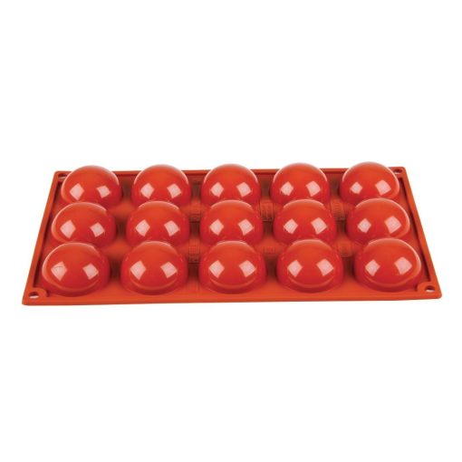 Pavoni Formaflex Silicone Half Sphere Mould 15 Cup (N936)