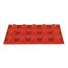 Pavoni Formaflex Silicone Pyramid Mould 15 Cup (N942)