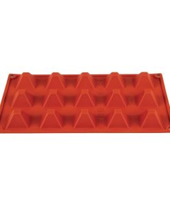 Pavoni Formaflex Silicone Pyramid Mould 15 Cup (N942)