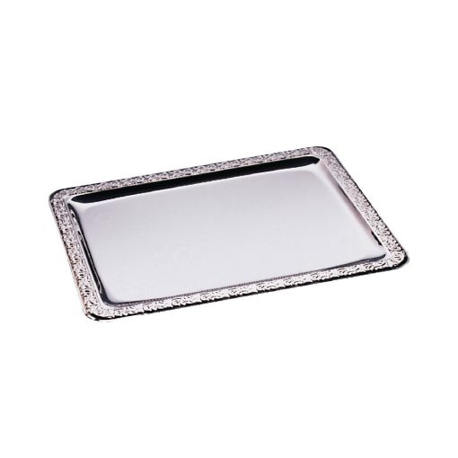 APS Stainless Steel Rectangular Service Tray 500mm (P006)